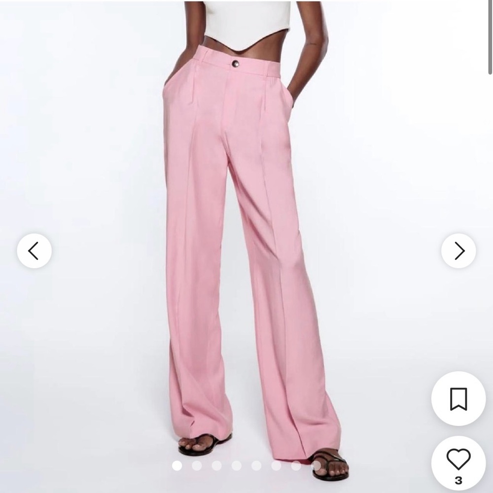 Zara Soft Pink XS Trousers